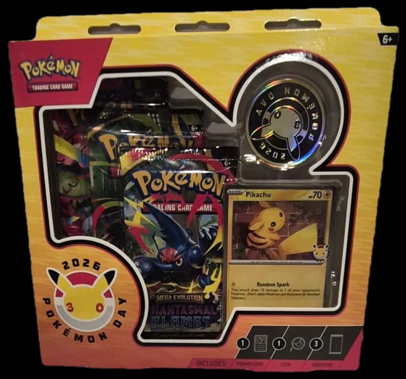 Phantasmal Flames 2026 Pokemon Day 30Th Anniversary Collection collection box