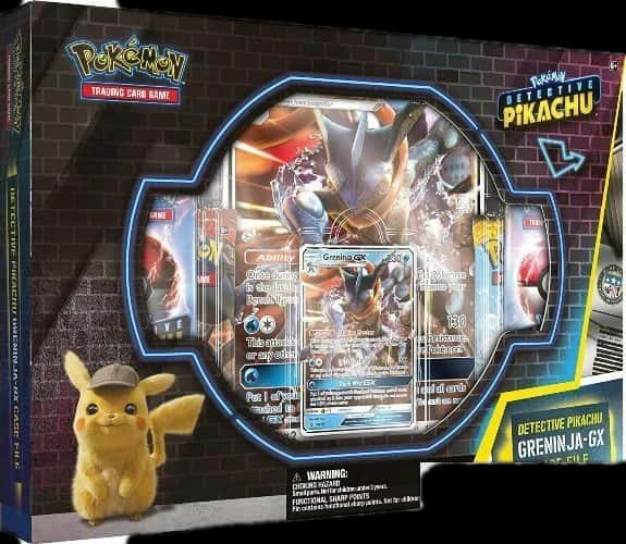 Detective Pikachu Greninja Case File collection box