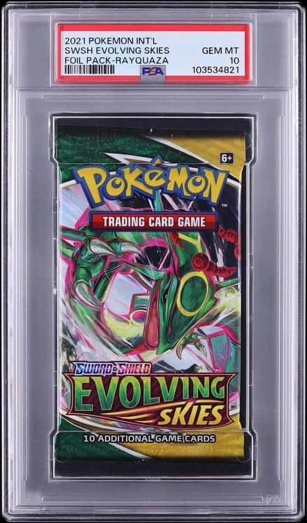 Evolving Skies booster pack [graded]