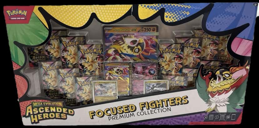 Ascended Heroes Focused Fighters Premium Collection collection box
