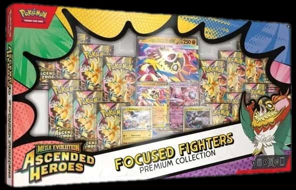 Ascended Heroes Focused Fighters Premium Collection collection box [sams_club]