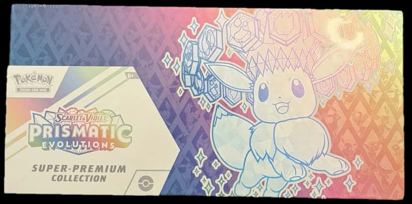 Prismatic Evolutions Eevee Super Premium Collection collection box