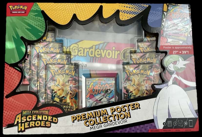Xy Steam Siege Mega Gardevoir Premium Poster Collection collection box