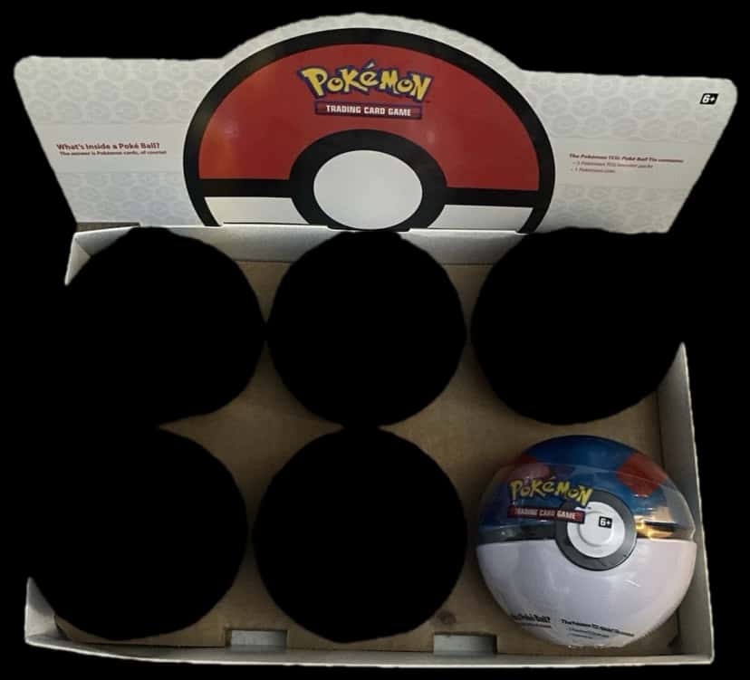 Cosmic Eclipse Poke Ball Tin Display tin