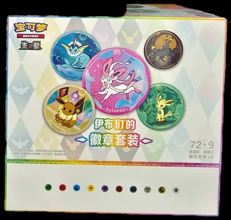 Terastal Gathering Eevee Pin Badge Collection Box collection box [zh]