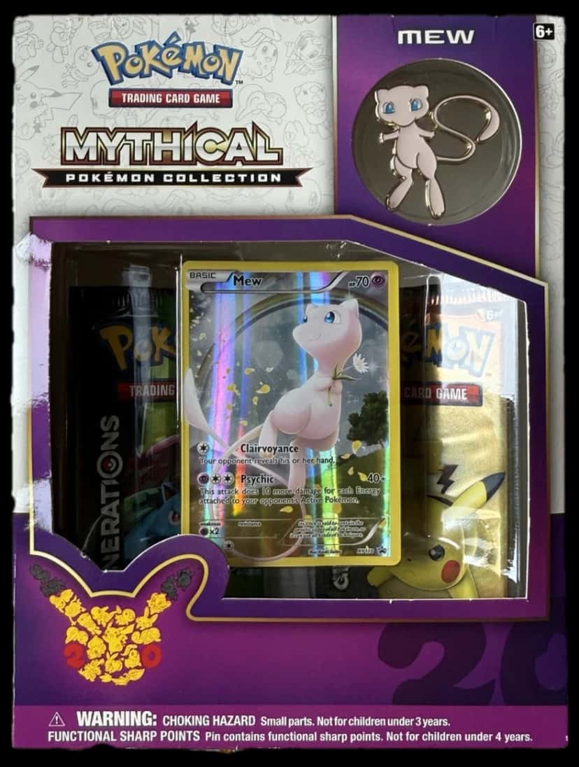 Generations Mew Mythical Pokémon Collection collection box