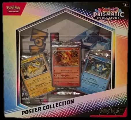 Scarlet & Violet Prismatic Evolutions Poster Collection collection box