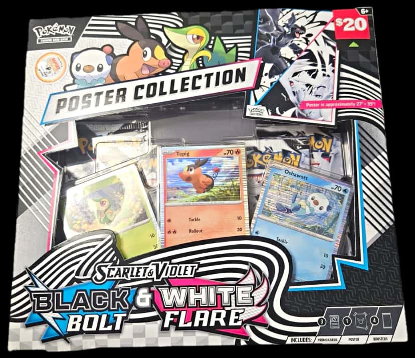 Black & White Boltflare Poster Collection collection box
