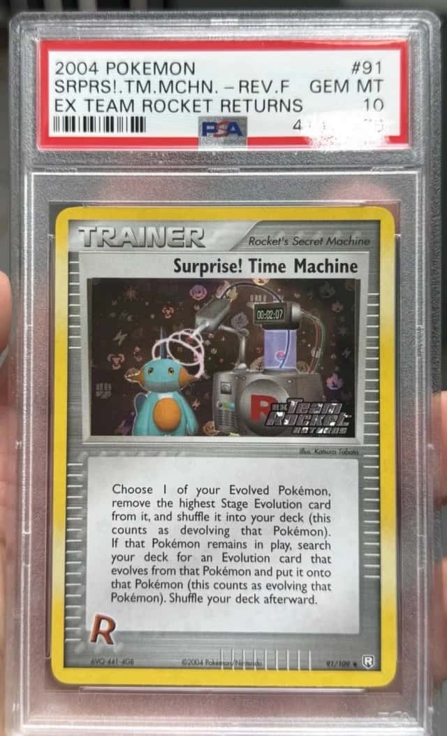 Surprise! Time Machine