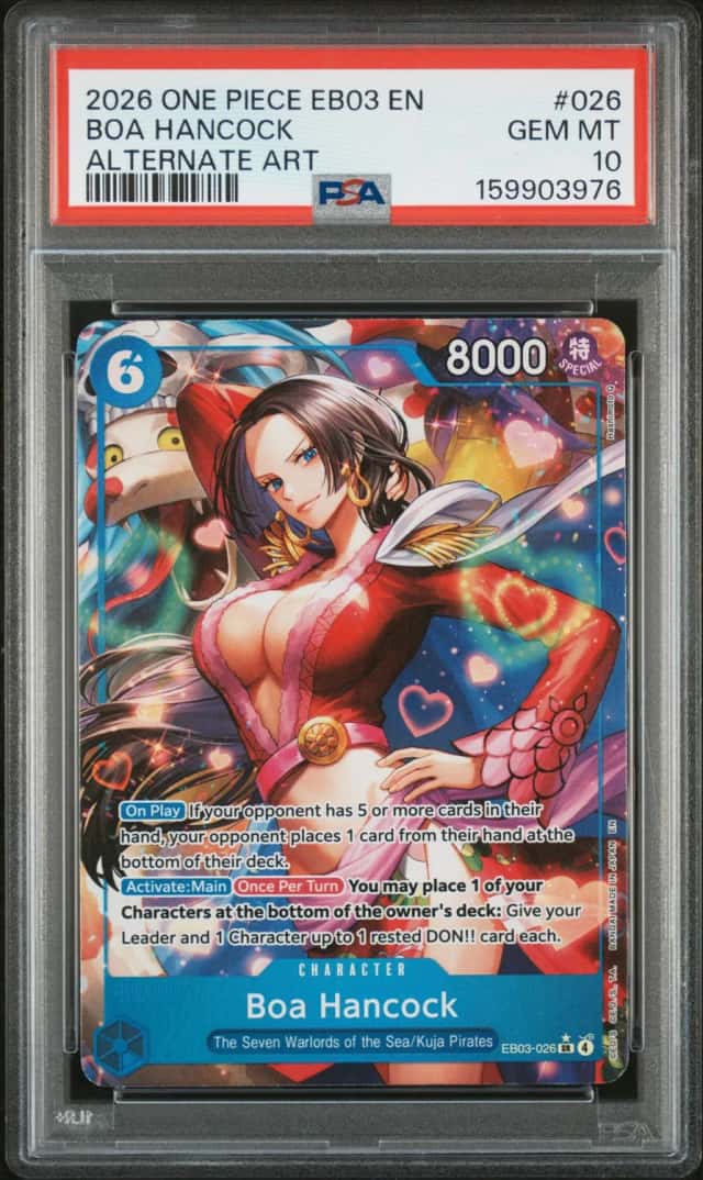 2026 One Piece Extra Booster Heroines Edition Alternate Art Boa Hancock #EB03-026