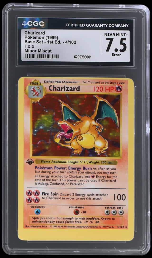1999 Pokemon Base 1st Edition Holo Charizard #4