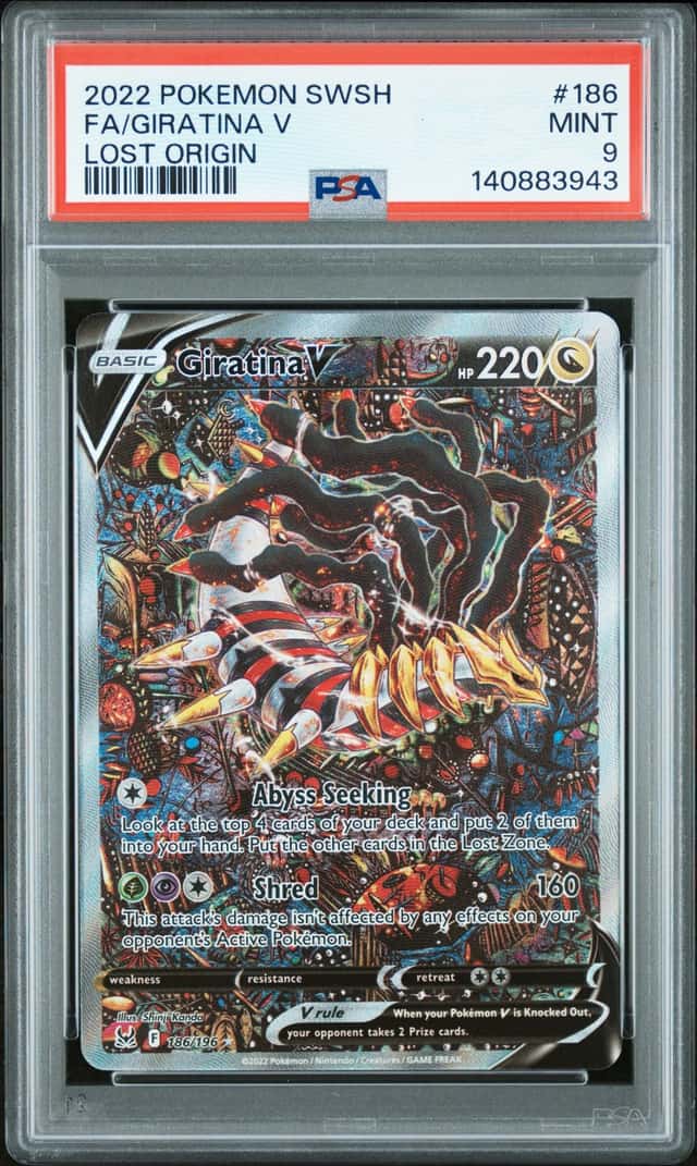 2022 Pokemon Sword and Shield Lost Origin Giratina V #186