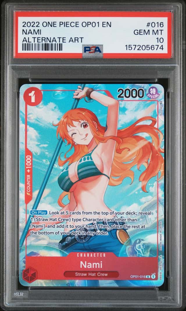 2022 One Piece Romance Dawn Alternate Art Nami #OP01016