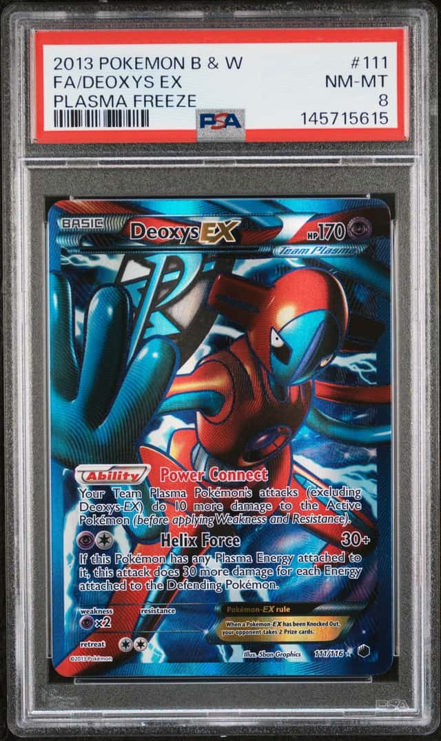 2013 Pokemon Black and White Plasma Freeze Deoxys Ex #111