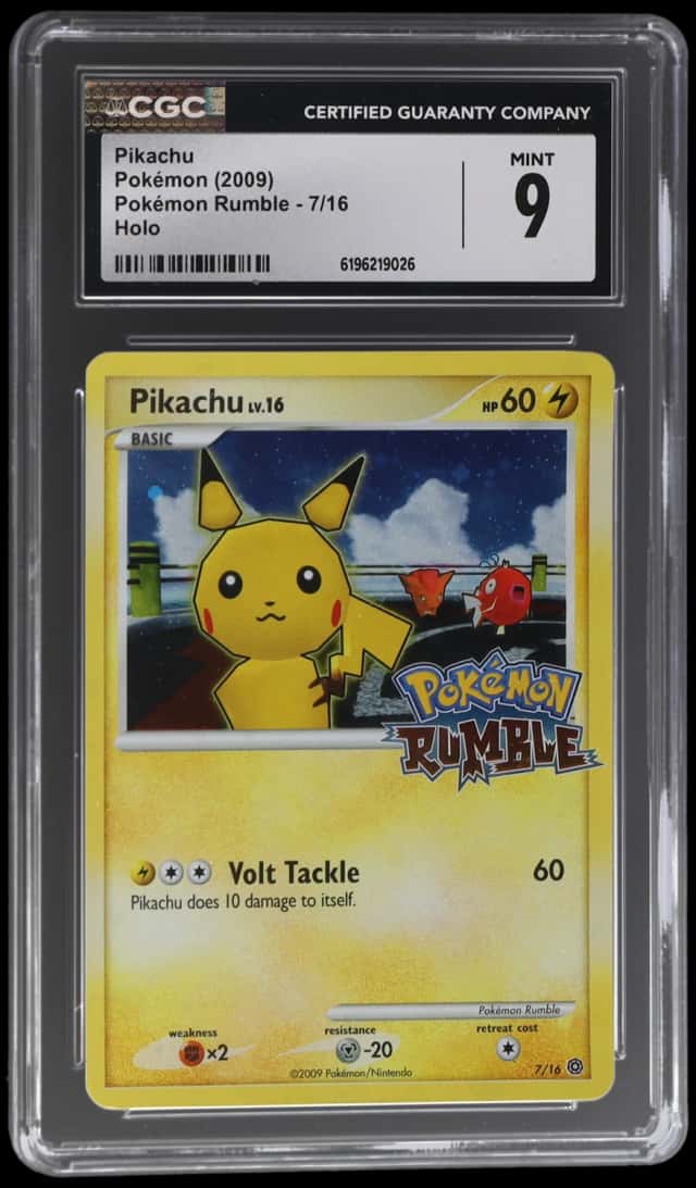 2009 Pokemon Rumble Promo Pikachu #7
