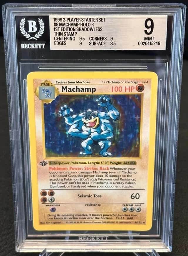 Machamp FOIL R/(1st Edition Shadowless Thin Stamp)