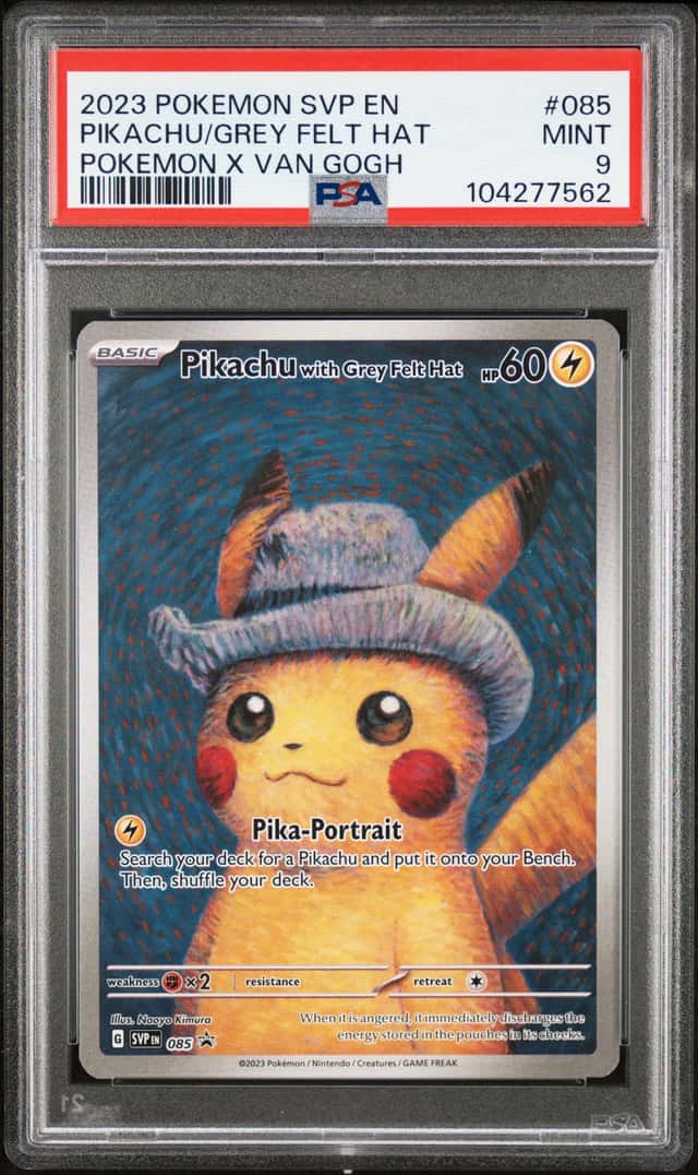 Pikachu/Grey Felt Hat