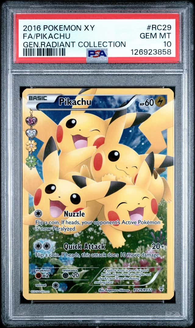 2016 Pokemon Generations Pikachu Radiant #RC29/RC32 PSA 10 GEM MINT