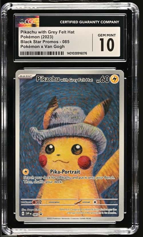 Pikachu/Grey Felt Hat