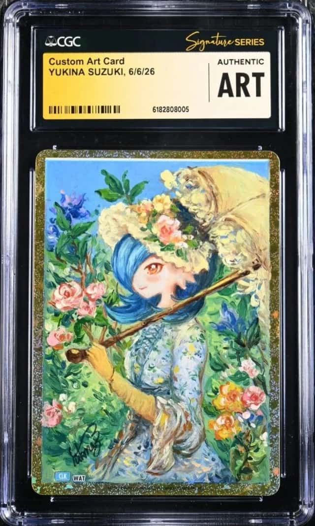 Pokemon Custom Art Card 6/6/2026 Yukina Suzuki Signed CGC ART AUTO AUTHENTIC