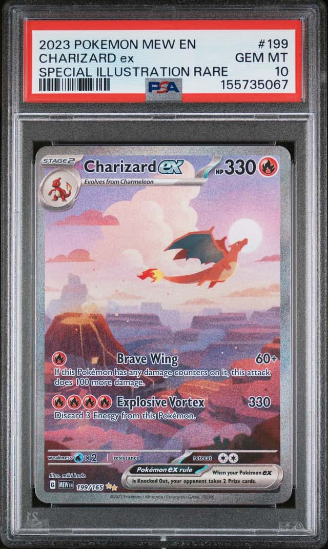 PSA 10 Charizard ex #199 SIR 2023 Pokemon SV 151 Gem Mint