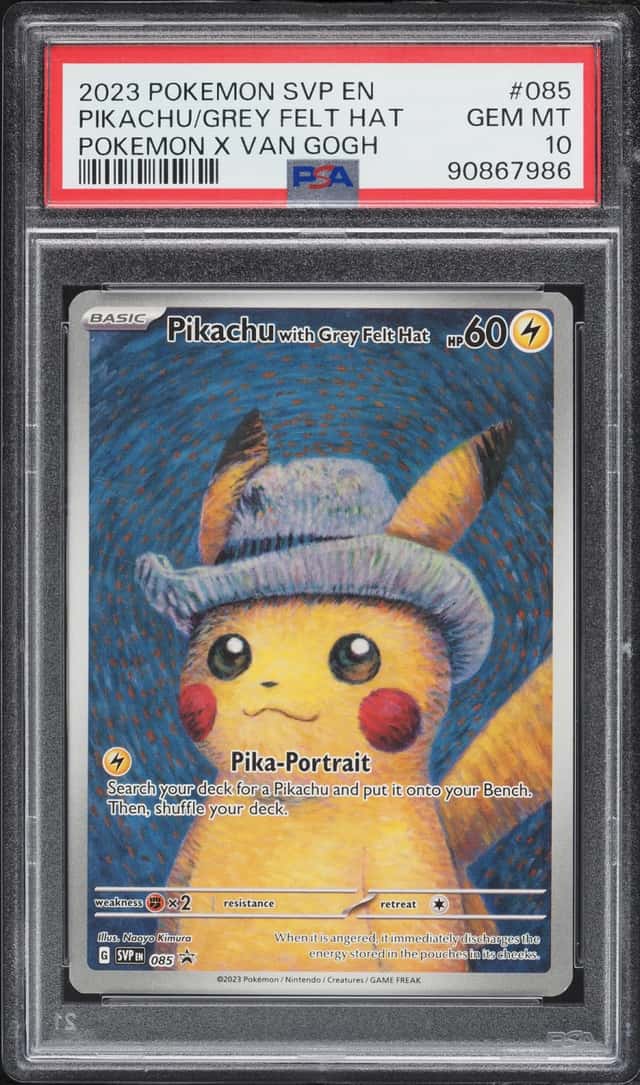Pikachu/Grey Felt Hat