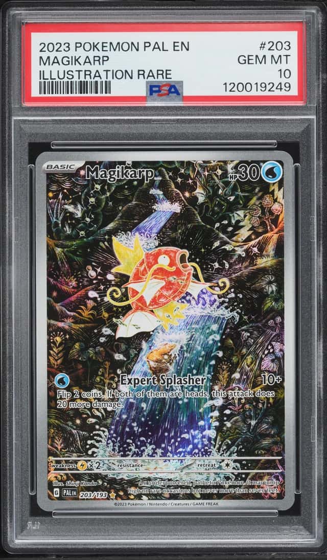 2023 Pokemon Scarlet & Violet Paldea Evolved IR Magikarp #203 PSA 10 GEM MINT