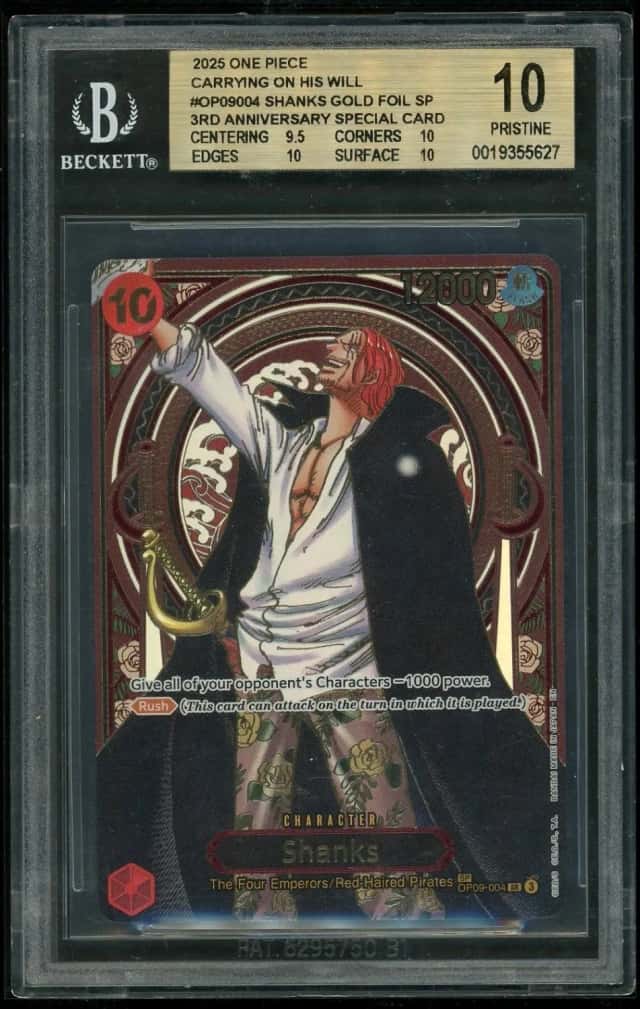 Shanks GOLD SP/(3rd Anniversary Special Card)