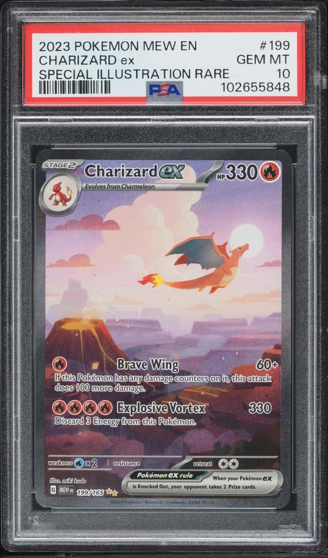 2023 Pokemon Scarlet & Violet 151 SIR Charizard EX #199 PSA 10 GEM MINT