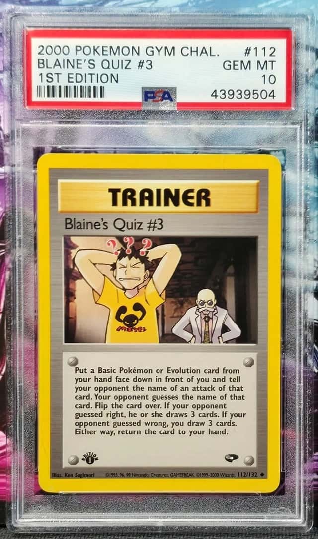 Blaine's Quiz #3