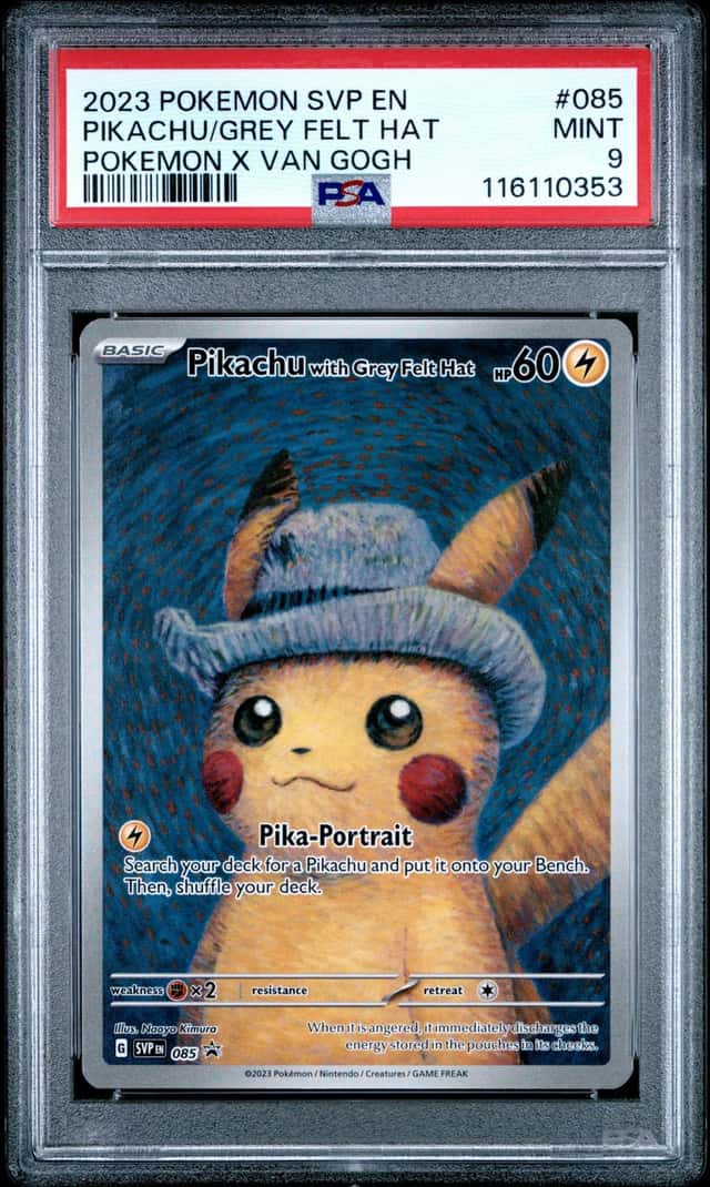 Pikachu/Grey Felt Hat