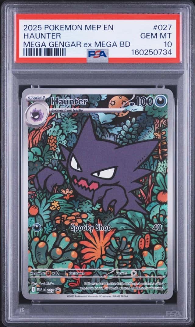 Pokemon Haunter Black Star Promo 027 Mega Gengar EX Mega Battle Deck PSA 10