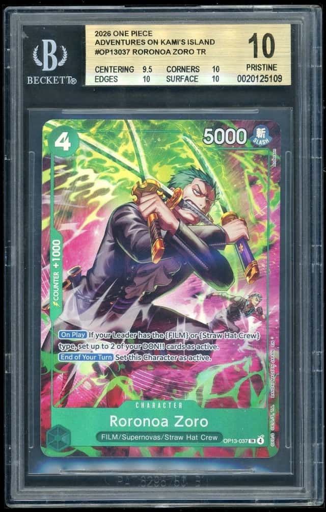 One Piece Roronoa Zoro 2026 Adventures on KAMI's Island TR BGS 10