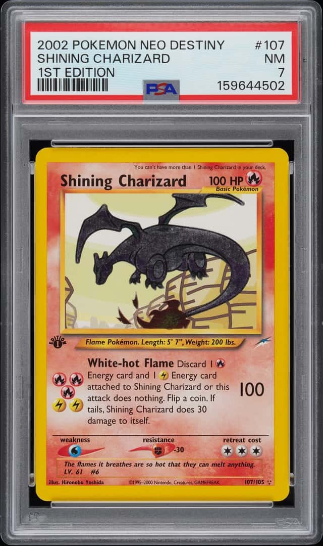 Pokémon TCG Shining Charizard Neo Destiny 107 Holo 1st Edition