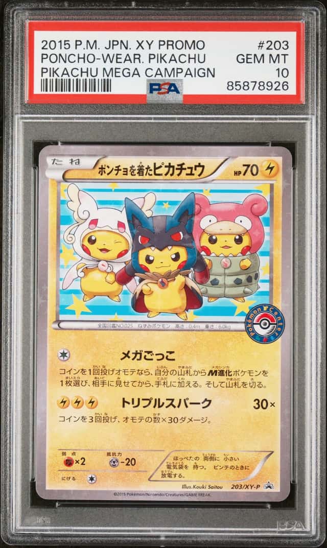 Poncho-Wear Pikachu