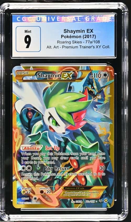 Pokemon Shaymin EX 77A/108 Premium Trainer's Xy Coll. CGC 9 Mint