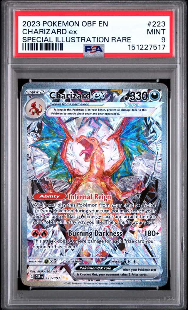 2023 Pokemon SV Obsidian Flames - OBF EN 223 Charizard ex SIR PSA 9 151227517