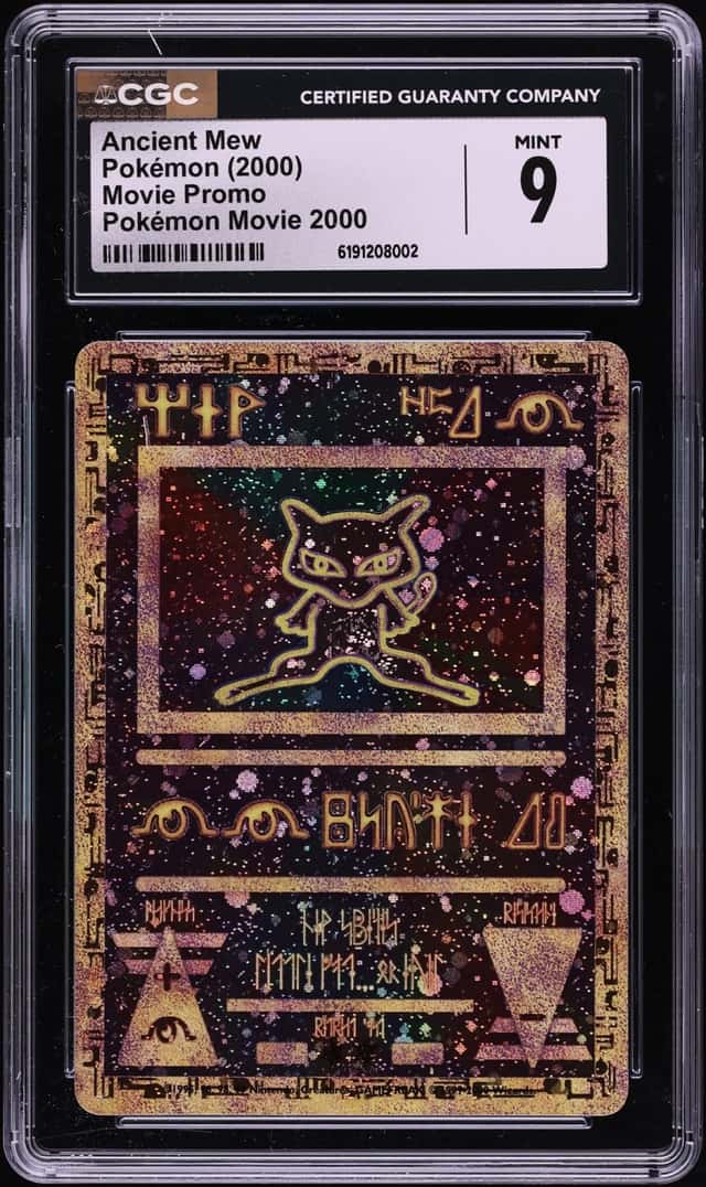 2000 Pokemon Movie Promo Ancient Mew CGC 9 MINT