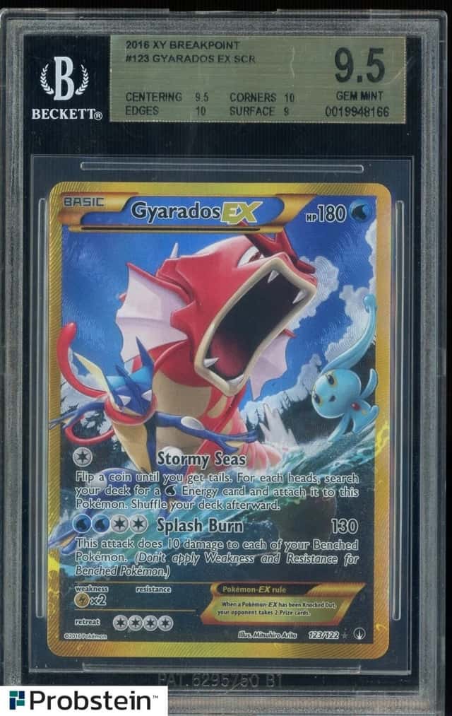 2016 Pokemon XY Breakpoint #123 Gyarados Ex BGS 9.5 GEM MINT