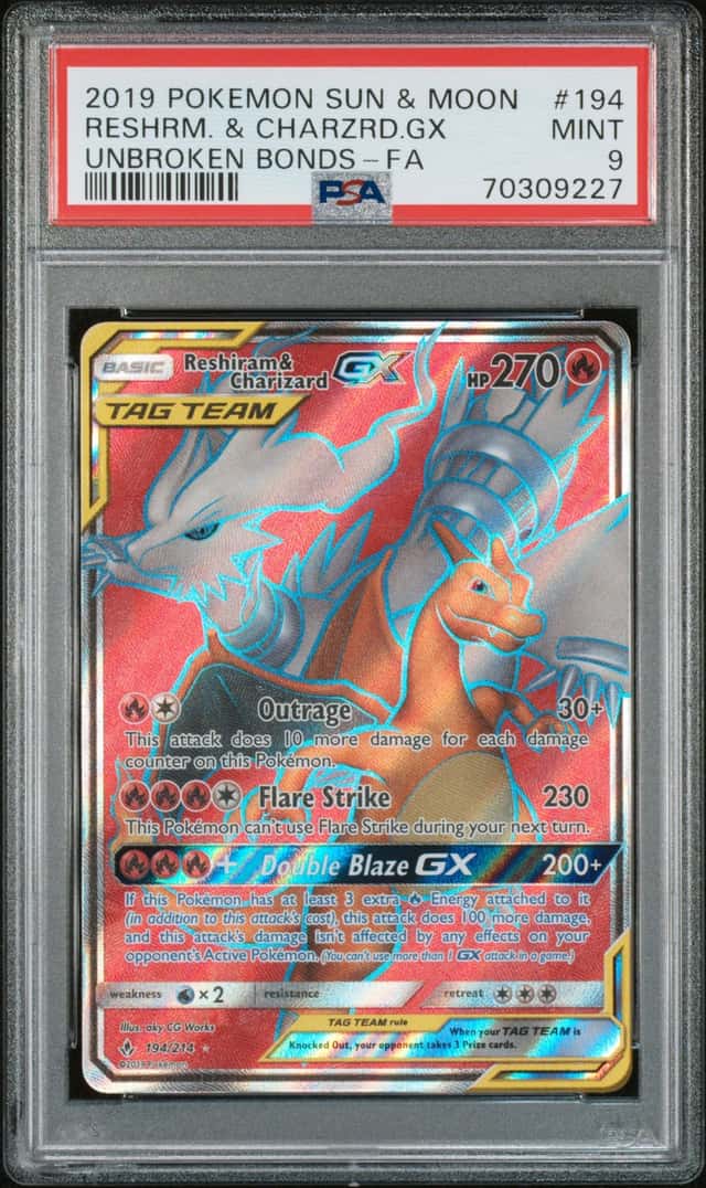 Reshiram & Charizard GX