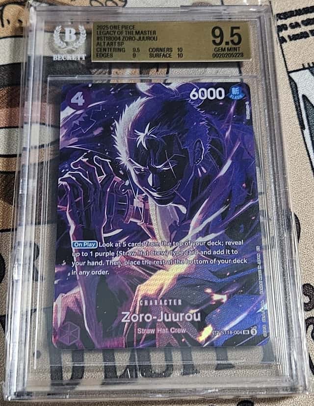 One Piece Zoro-Juurou ST18-004 SP BGS 9.5 English Legacy of the Master OP12