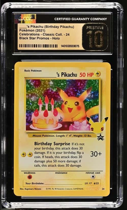 _____'s Pikachu STAMP [25th Anniversary] TEXTURED CONFETTI HOLO