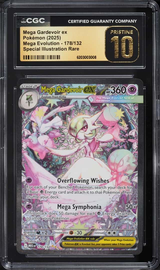 2025 Pokemon Mega Evolution SIR Mega Gardevoir ex #178 CGC 10 PRISTINE
