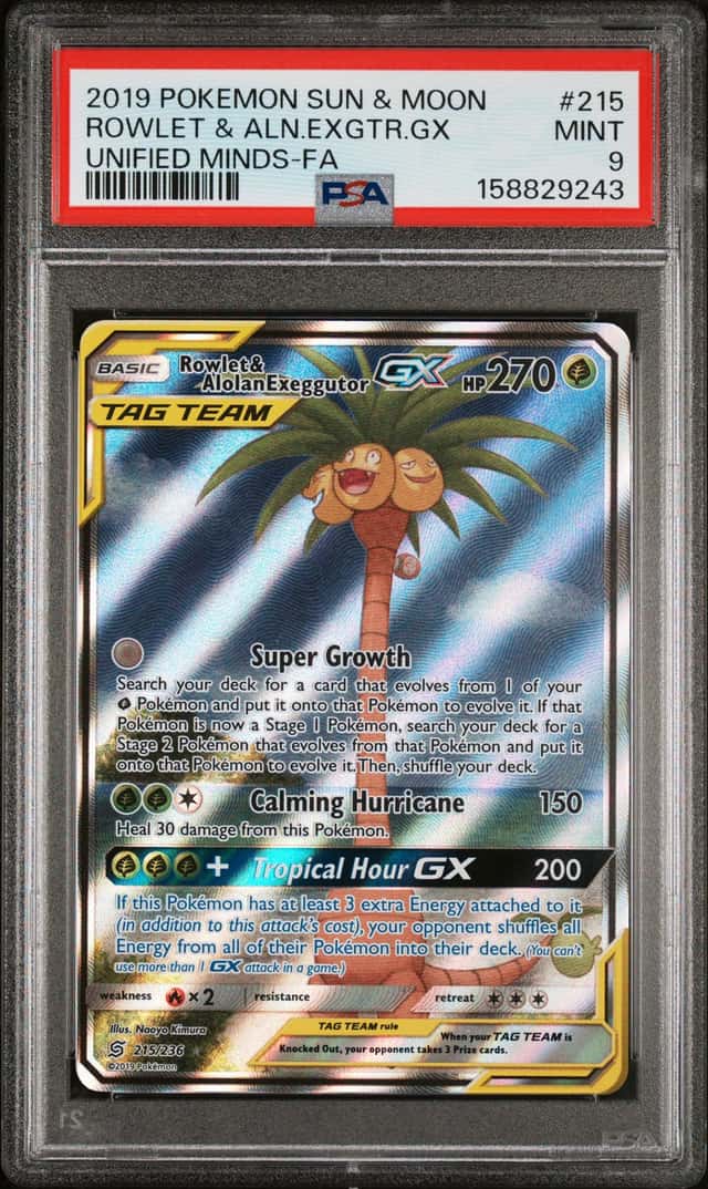 Rowlet & Alolan Exeggutor GX