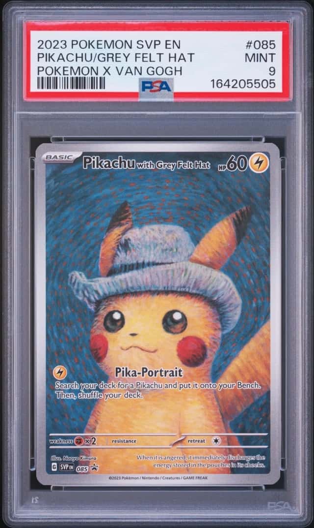 Pikachu/Grey Felt Hat
