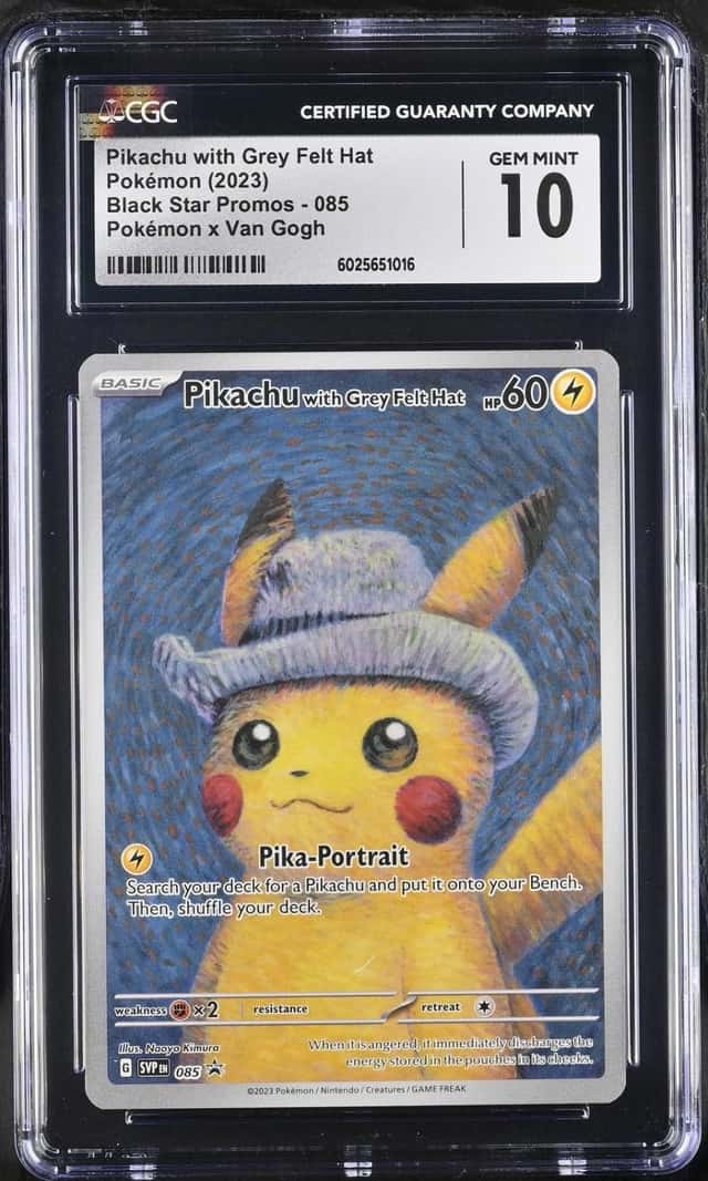 Pikachu/Grey Felt Hat