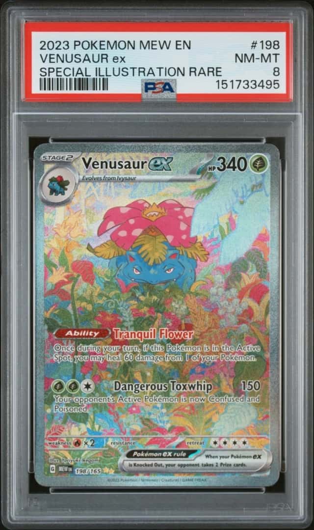 2023 Pokemon SV 151 198 Venusaur EX PSA 8 151733495