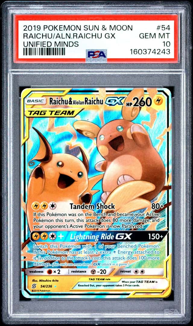 Raichu & Alolan Raichu GX