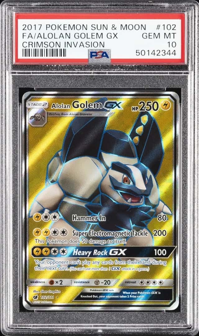 Alolan Golem GX