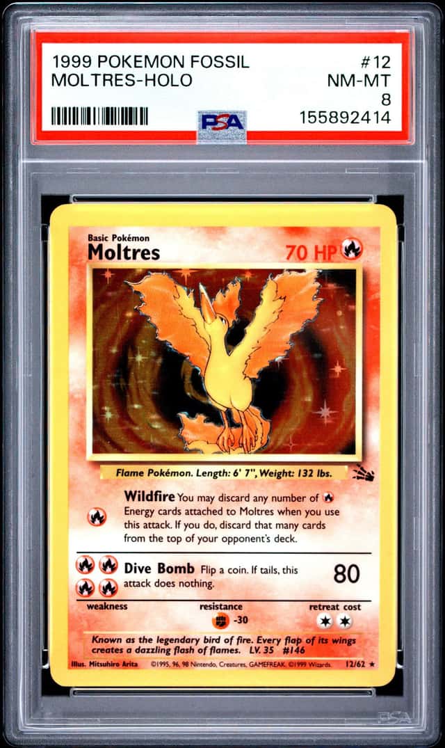 Pokémon TCG Moltres Fossil Holo